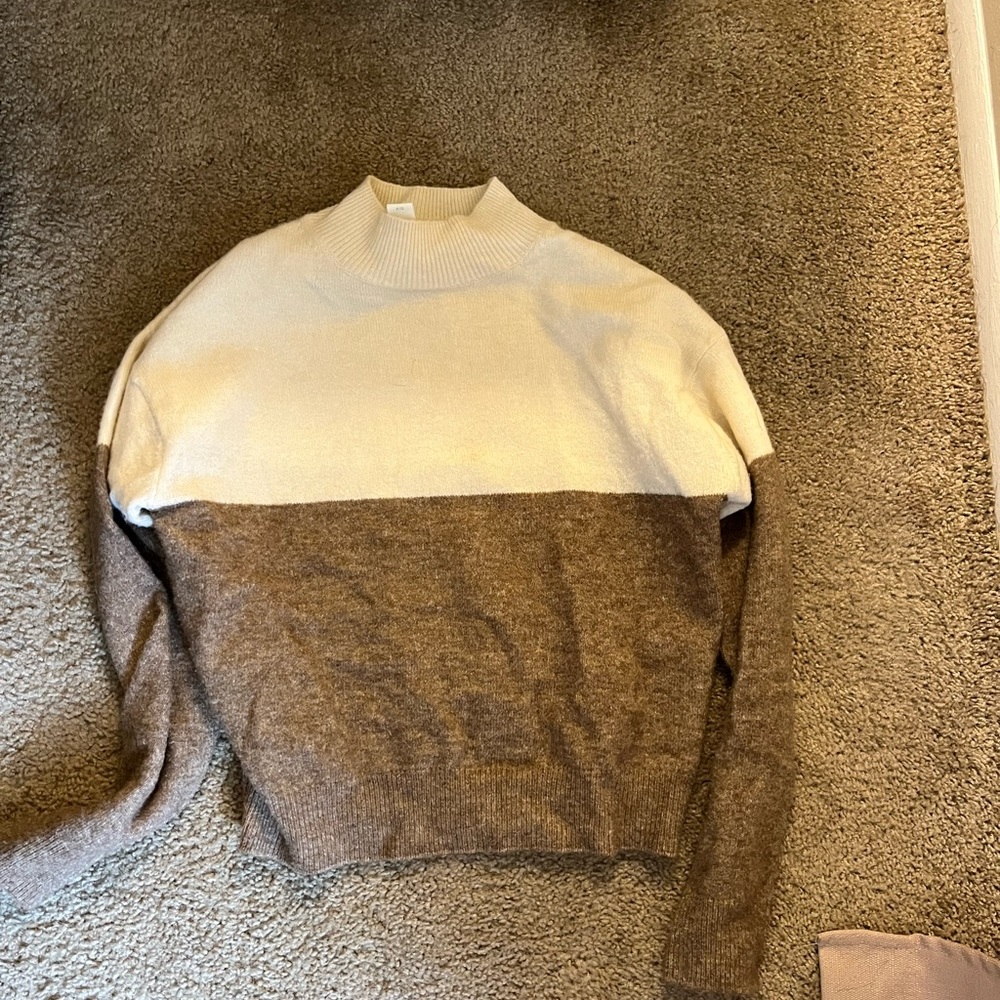 Soft Boxy Turtleneck Sweater